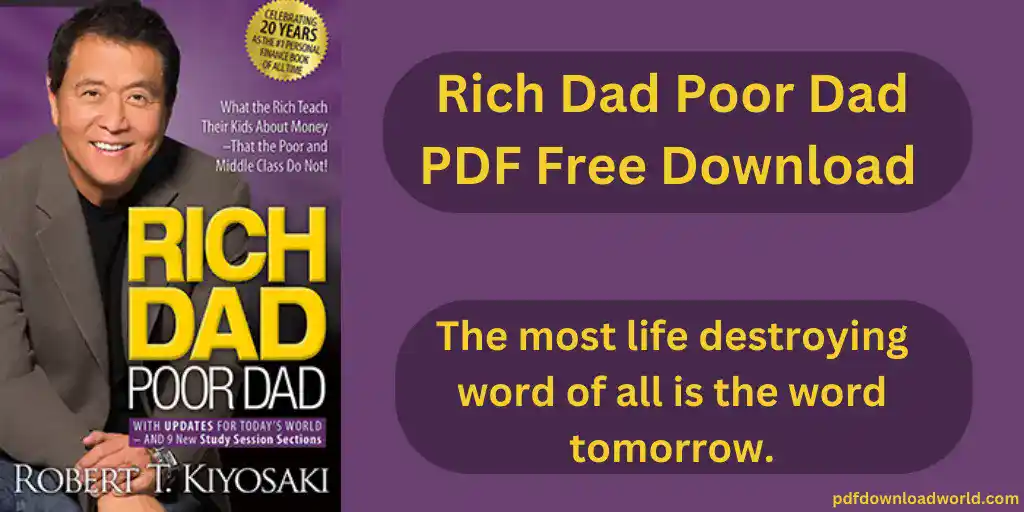 Rich Dad Poor Dad PDF, Rich Dad Poor Dad Book PDF, Rich Dad Poor Dad PDF Free Download