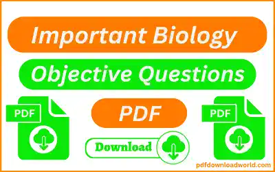 Biology Objective Questions In Hindi PDF, biology objective question in hindi, biology question in hindi, biology ka question, 12th biology objective, biology mcq in hindi