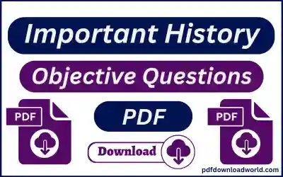 History Objective Questions PDF In Hindi, indian history questions and answers pdf in hindi, history ka objective question, History Objective Questions PDF, History Objective Questions, History Objective Questions In Hindi PDF